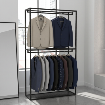 Wieszak Butikowy LOFT Snow 140cm